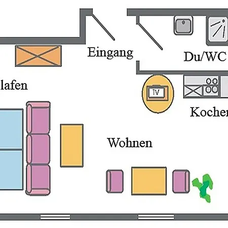 Waldesruh - App 1 公寓 *